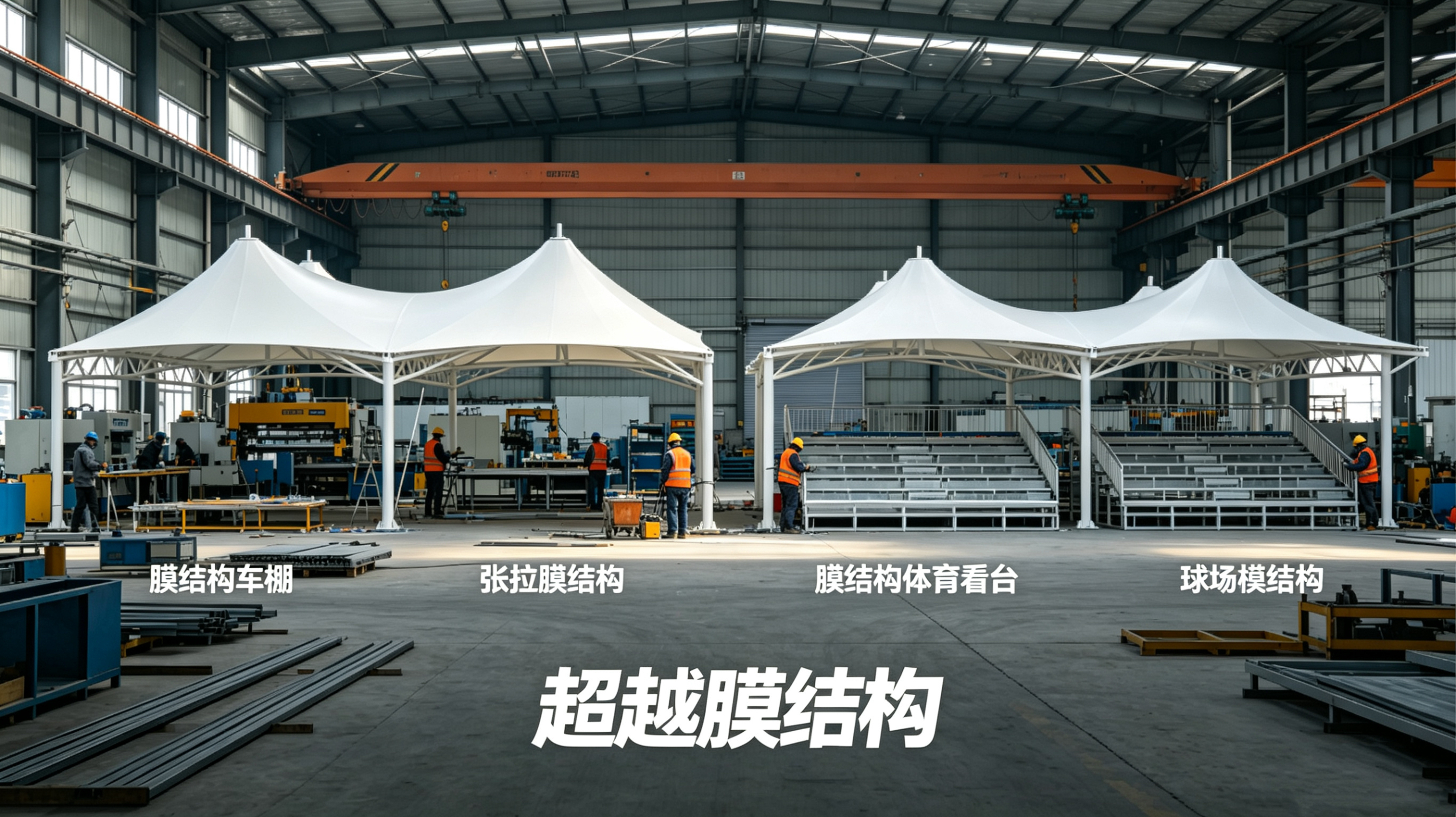 湛江市膜结构工程膜结构遮阳篷 - 方案